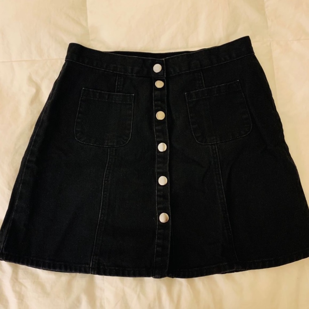 Urban Outfitters Button Down Denim Skirt